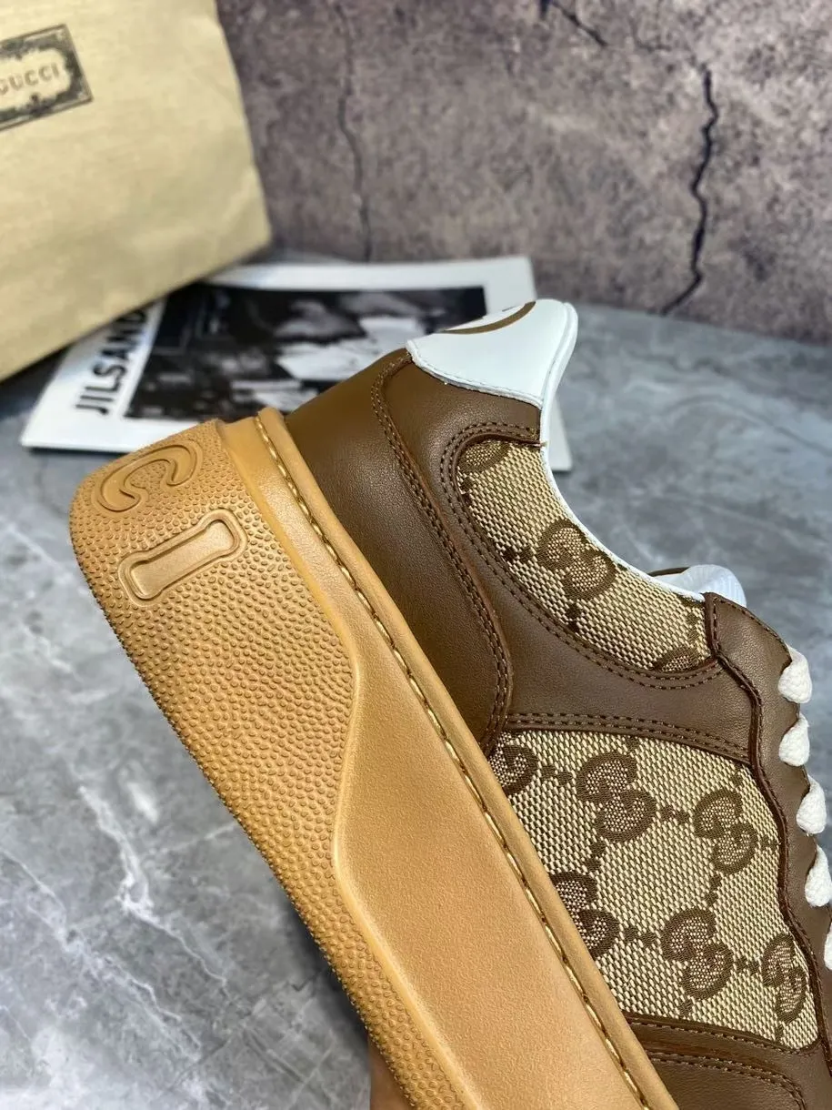 P640 top version, full of styling effect, the common practice of soft treading in the market, 💣💣💣gucci2023 early spring Gucci g home latest hot model mac80 sports shoes couple style casual retro old dirty shoes small dirty shoes white shoes 🌸🌸🌸 original purchase and development production Gucci mac80 new hot model series The exquisite and compact interlocking double G logo romantically interprets the aesthetic concept of this series. Made of off-white leather, ▪️Material: Original custom-made imported first-layer cowhide ▪️Inner lining: Original custom-made imported breathable mesh ▪️Outsole: Original molded two-color TPU outsole ▪️Sole thickness: 3cm ▪️Size: 35-40 for women and 39-45 for men